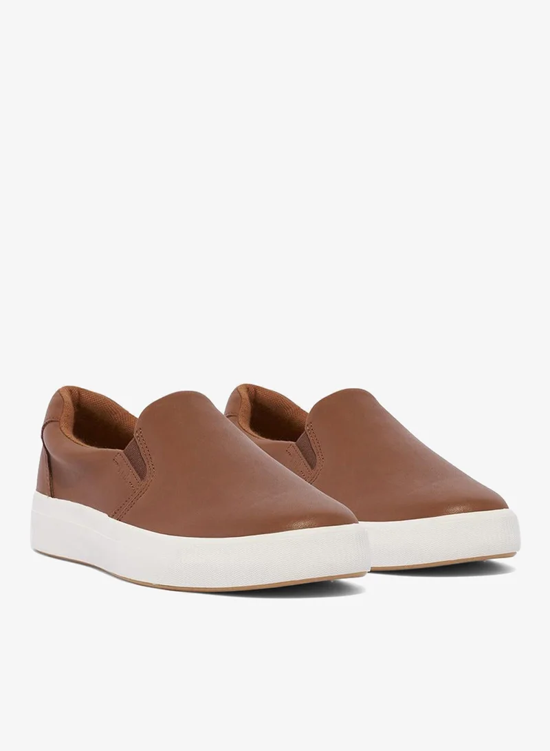 Keds Cognac Keds Women's Pursuit Slip On Leather Casual Sneaker Brown for Women | Best Price UAE